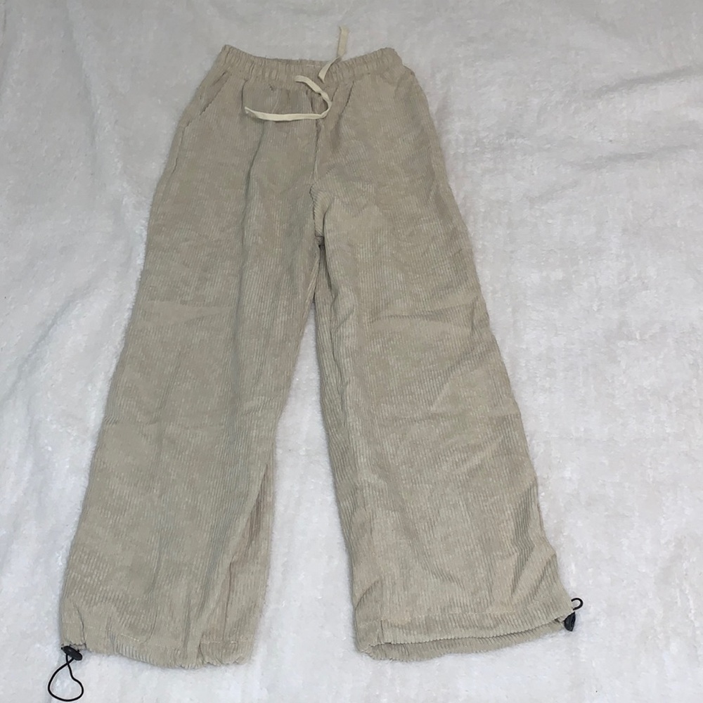 Corduroy like pants, light brown
